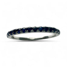 Load image into Gallery viewer, 14ct White Gold &amp; Sapphire Eternity Ring
