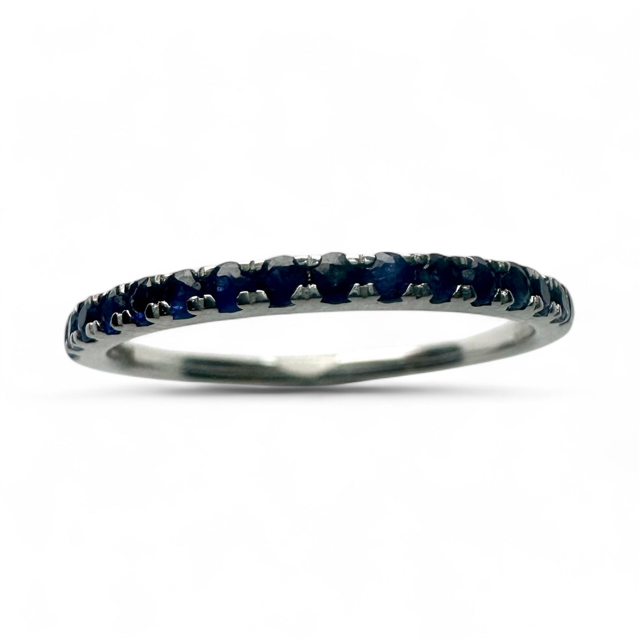 14ct White Gold & Sapphire Eternity Ring