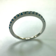Load image into Gallery viewer, 14ct White Gold &amp; Sapphire Eternity Ring
