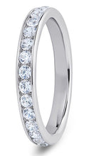 Load image into Gallery viewer, Preloved 18ct White Gold Channel Set Eternity Ring
