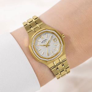 Rotary Brilliance Watch In Gold