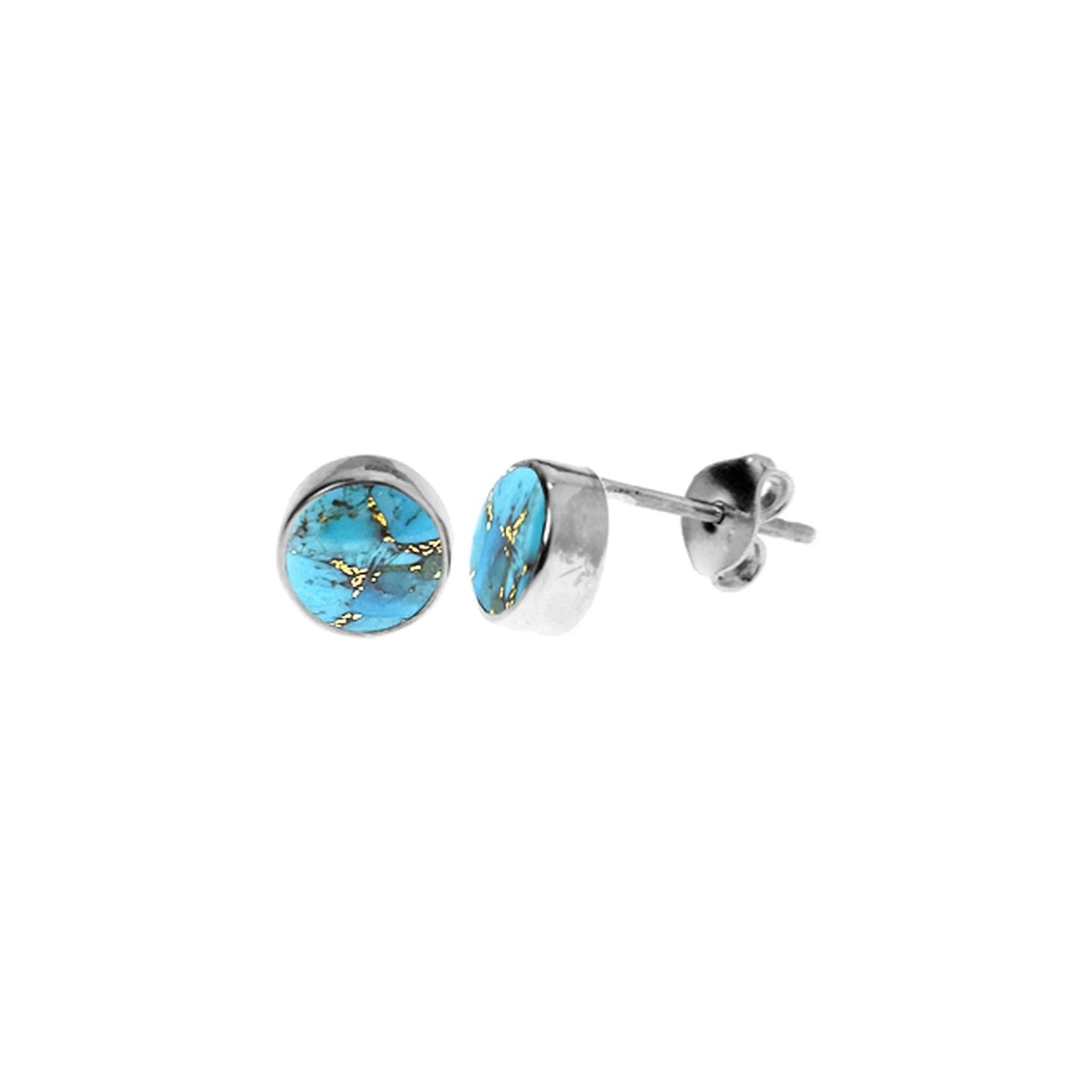 Silver Turquoise Studs