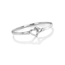 Load image into Gallery viewer, Ava &amp; Sky Stainless Steel Heart Bangle 3
