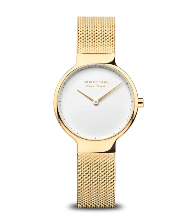 Bering Max René Polished Gold Ladies Watch 15531-334
