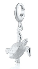 Load image into Gallery viewer, Sterling Silver Turtle Charm
