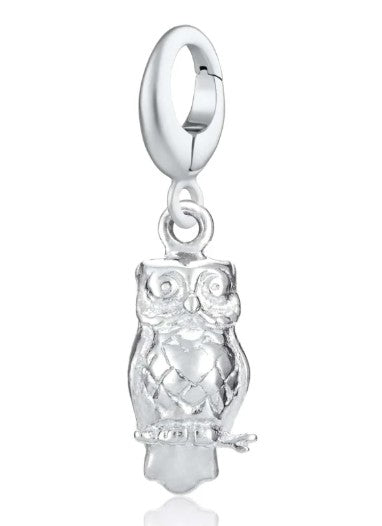 Sterling Silver Owl Charm