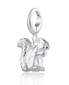 Sterling Silver Squirrel Charm