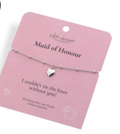 Hot Diamonds Silver Whisper Maid of Honour Bracelet