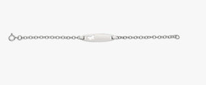 Sterling Silver Trace Childs Butterfly Identity Bracelet