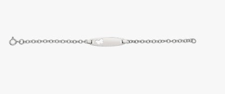 Sterling Silver Trace Childs Butterfly Identity Bracelet
