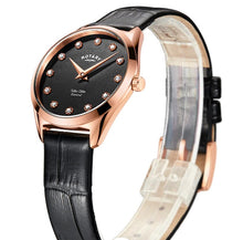 Load image into Gallery viewer, Rotary Ultra Slim Diamond Set Watch
