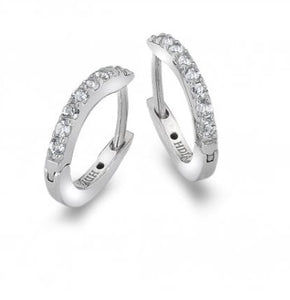 Sterling Silver Constant Circle Pendant & Earrings Set