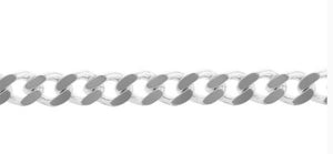 Sterling Silver Flat Curb Bracelet