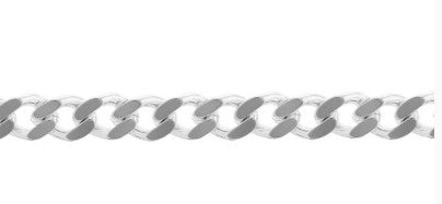 Sterling Silver Flat Curb Bracelet