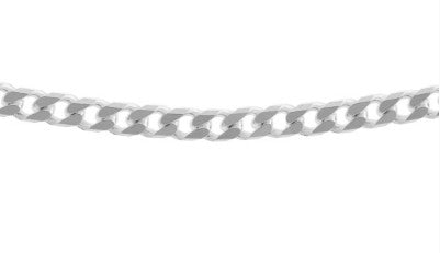 Sterling Silver Octagonal Curb Chain Bracelet