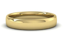 Load image into Gallery viewer, 18ct Yellow Gold 4mm Medium Soft Court Wedding Ring
