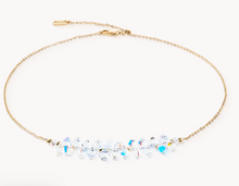 Load image into Gallery viewer, Necklace Dancing Crystals Pure Gold-Crystal
