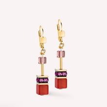 Load image into Gallery viewer, GeoCUBE® Iconic Precious Earring Festive Red
