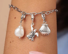 Load image into Gallery viewer, Sterling Silver Turtle Charm
