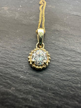 Load image into Gallery viewer, 9ct Yellow Gold Round Lab Grown Diamond Pendant
