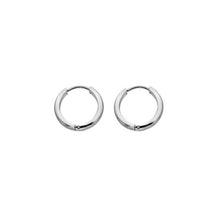 Load image into Gallery viewer, Ava &amp; Sky Stainless Steel Chunky Huggie Hoop Earrings
