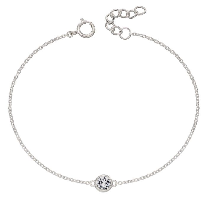 April Crystal Birthstone Bracelet