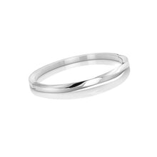 Load image into Gallery viewer, Ava &amp; Sky Stainless Steel Square Profile Twist  Bangle
