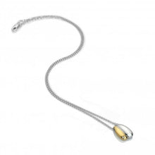 Load image into Gallery viewer, Sterling Silver Droplet Two-Tone Pendant
