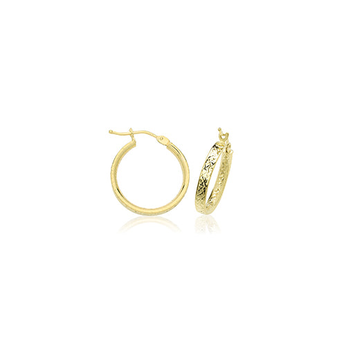 9ct Yellow Gold Hoop Earrings