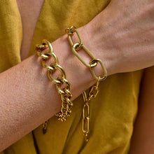 Load image into Gallery viewer, Ava &amp; Sky Stainless Steel Carabiner Link Bracelet
