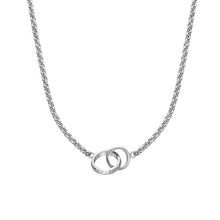 Load image into Gallery viewer, Ava &amp; Sky Stainless Steel Interlocking Circles Necklace
