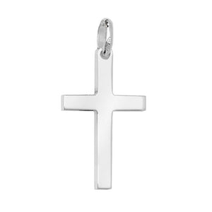 Silver Cross Pendant 28mm