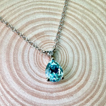 Load image into Gallery viewer, Aquamarine &amp; Diamond Pendant
