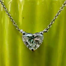 Load image into Gallery viewer, Lab-Grown Diamond Heart Necklace
