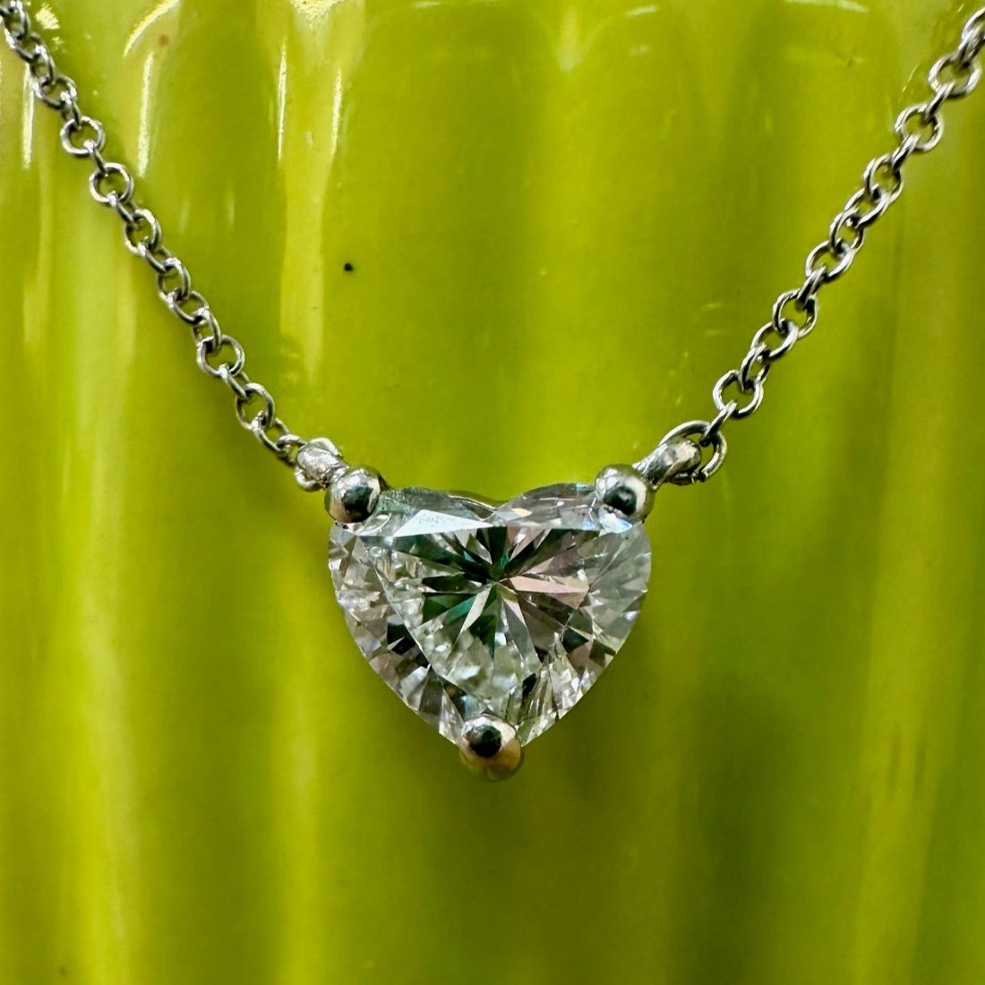 Lab-Grown Diamond Heart Necklace