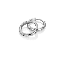 Load image into Gallery viewer, Ava &amp; Sky Stainless Steel Chunky Huggie Hoop Earrings
