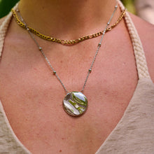 Load image into Gallery viewer, Ava &amp; Sky Stainless Steel Disc Necklace
