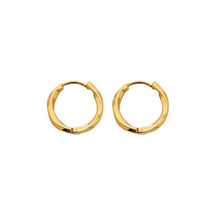 Load image into Gallery viewer, Ava &amp; Sky Stainless Steel Square Profile Twist Hoops - Small
