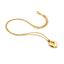 Load image into Gallery viewer, Ava &amp; Sky Stainless Gold Plated Open Heart Necklace
