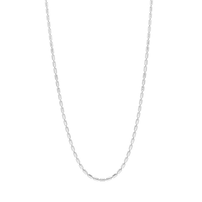 Fred Bennett Sterling Silver Cilindro Chain Necklace 24