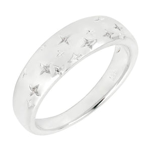 Sterling Silver Starry Night Ring