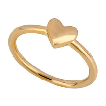 Load image into Gallery viewer, Gold Plated Heart Ring
