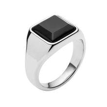 Load image into Gallery viewer, Gents Steel Signet Ring
