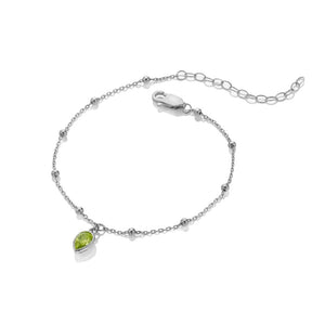 Sterling Silver August Bracelet