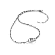 Load image into Gallery viewer, Ava &amp; Sky Stainless Steel Interlocking Circles Necklace
