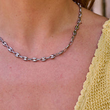 Load image into Gallery viewer, Ava &amp; Sky Stainless Coffee Bean Necklace
