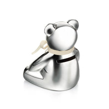 Load image into Gallery viewer, Silver Plated Teddy Bear Money Box
