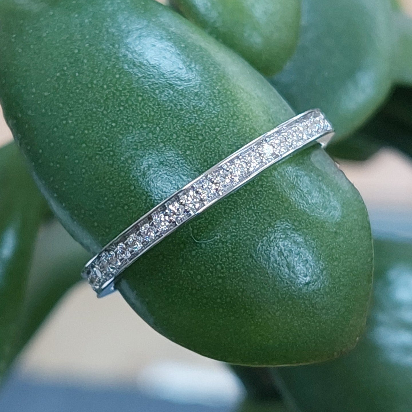 9ct White Gold Diamond Eternity Ring