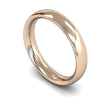 Load image into Gallery viewer, 4mm Traditional Court Wedding Ring, White Gold, Yellow Gold, Rose Gold, Platinum
