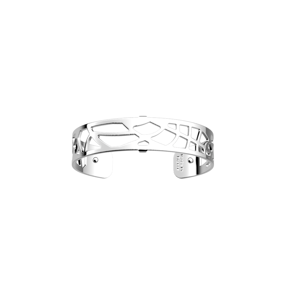 Les Georgettes Fougères 14mm Bangle with a Silver Finish